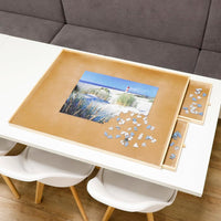 Thumbnail for HI Puzzletisch mit 4 Schubladen 76x57x4,5 cm Holz