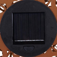 Thumbnail for HI Garten-Kugelleuchte LED Solar 18 cm Metall Braun