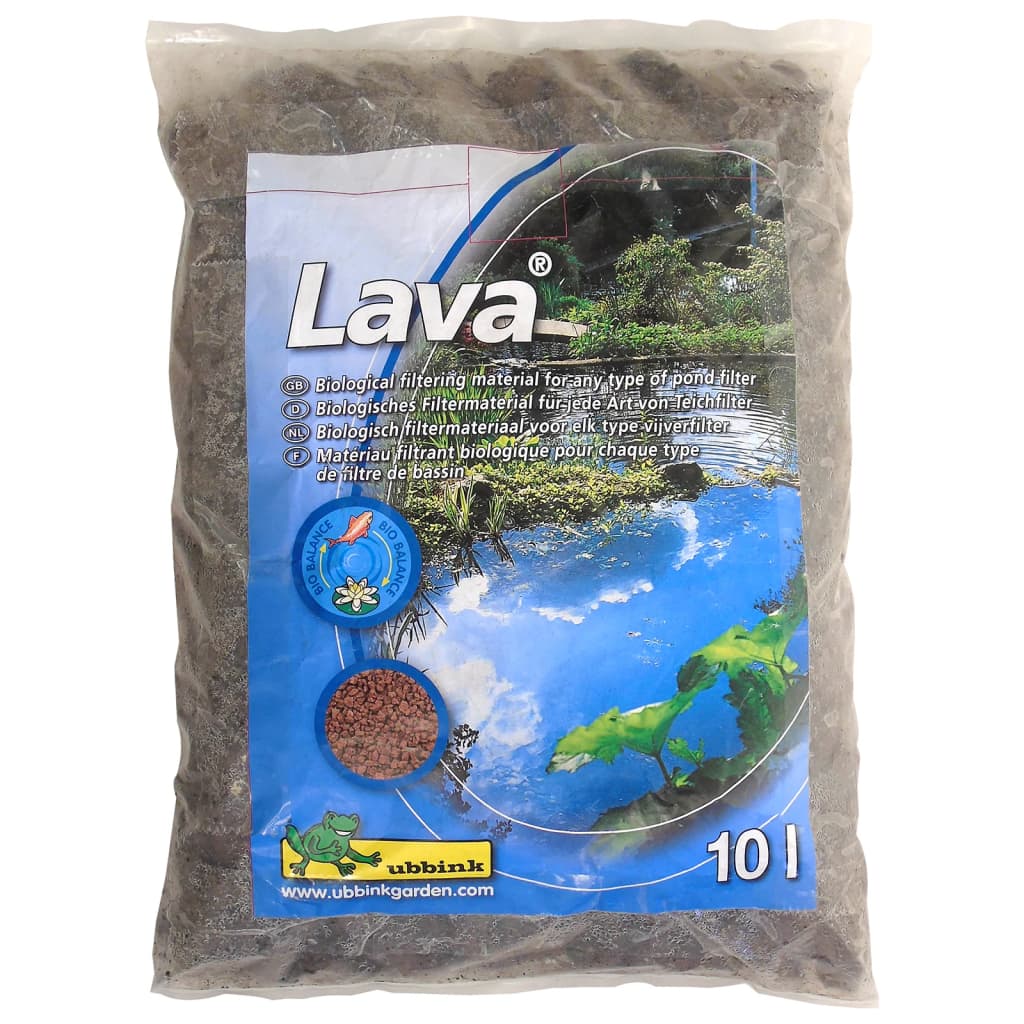 Ubbink Filtermaterial für Teich Lava Vulkansteine 16-32 mm 10 L