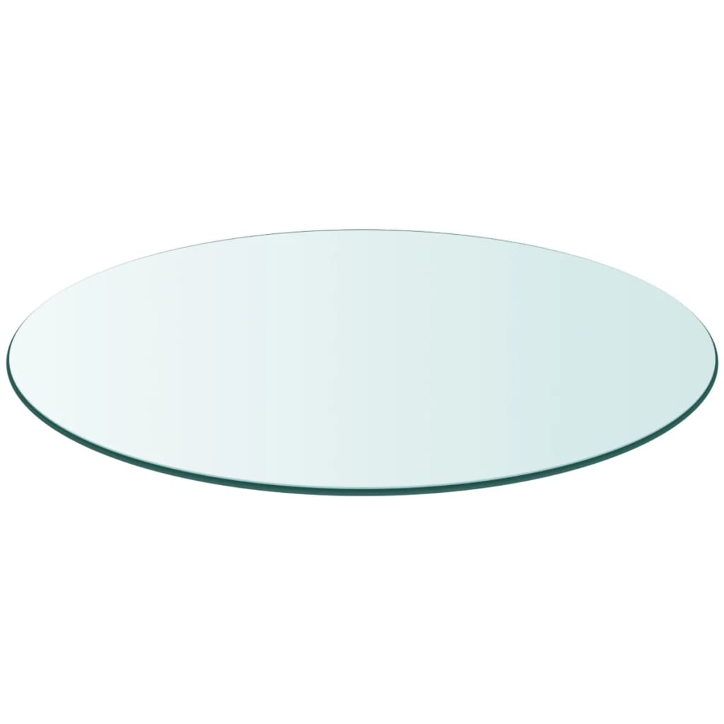 Tischplatte aus gehärtetem Glas rund 500 mm