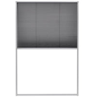 Thumbnail for Insektenschutz-Plissee für Fenster Aluminium 80 x 120 cm
