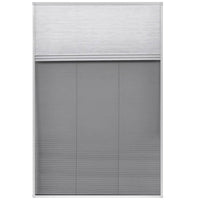 Thumbnail for Insektenschutz-Plissee für Fenster Jalousie Aluminium 80x120 cm