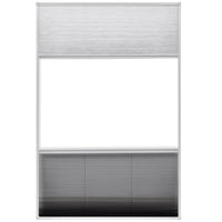 Thumbnail for Insektenschutz-Plissee für Fenster Jalousie Aluminium 80x120 cm