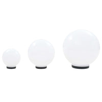 Thumbnail for LED-Gartenleuchten-Set 3-tlg. Kugelförmig 20/30/40 cm PMMA