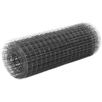 Thumbnail for Drahtzaun Stahl mit PVC-Beschichtung 25x0,5 m Grau