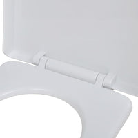 Thumbnail for Toilettensitze mit Absenkautomatik 2 Stk. Kunststoff Weiß