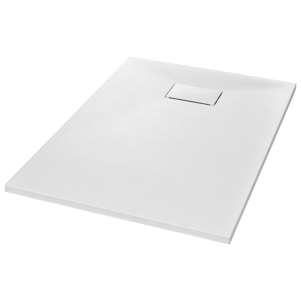 Duschwanne SMC Weiß 100×70 cm