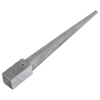 Thumbnail for Erdspieße 12 Stk. Silbern 7×7×75 cm Verzinkter Stahl