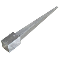 Thumbnail for Erdspieße 2 Stk. Silbern 9×9×75 cm Verzinkter Stahl