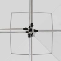 Thumbnail for Profi-Partyzelt Faltbar mit Wänden Aluminium 2×2m Weiß
