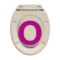Thumbnail for Toilettensitz mit Absenkautomatik Aprikose Oval
