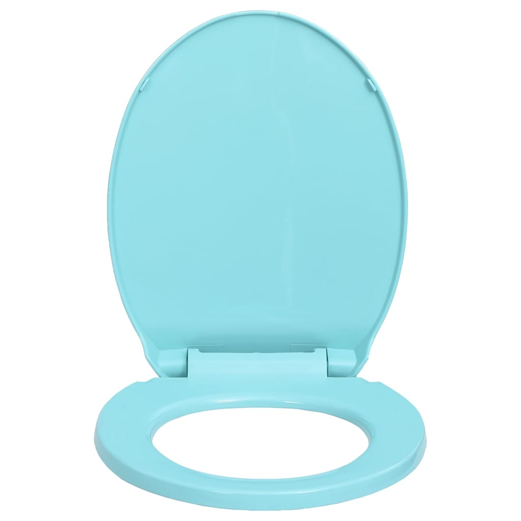Toilettensitz mit Absenkautomatik Grün Oval
