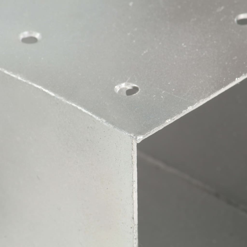 Pfostenverbinder X-Form Verzinktes Metall 71 x 71 mm