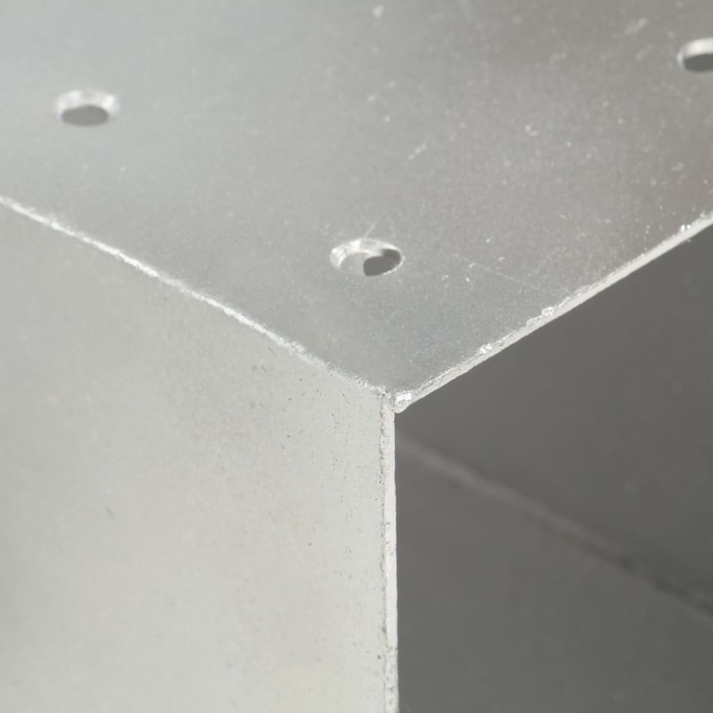 Pfostenverbinder 4 Stk. X-Form Verzinktes Metall 71 x 71 mm