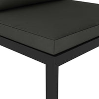 Thumbnail for Modular-Sofa-Mittelteil mit Kissen Aluminium Anthrazit
