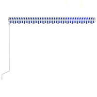 Thumbnail for Automatisch Einziehbare Markise 400×300 cm Blau und Weiß