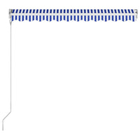 Thumbnail for Automatisch Einziehbare Markise 350×250 cm Blau und Weiß