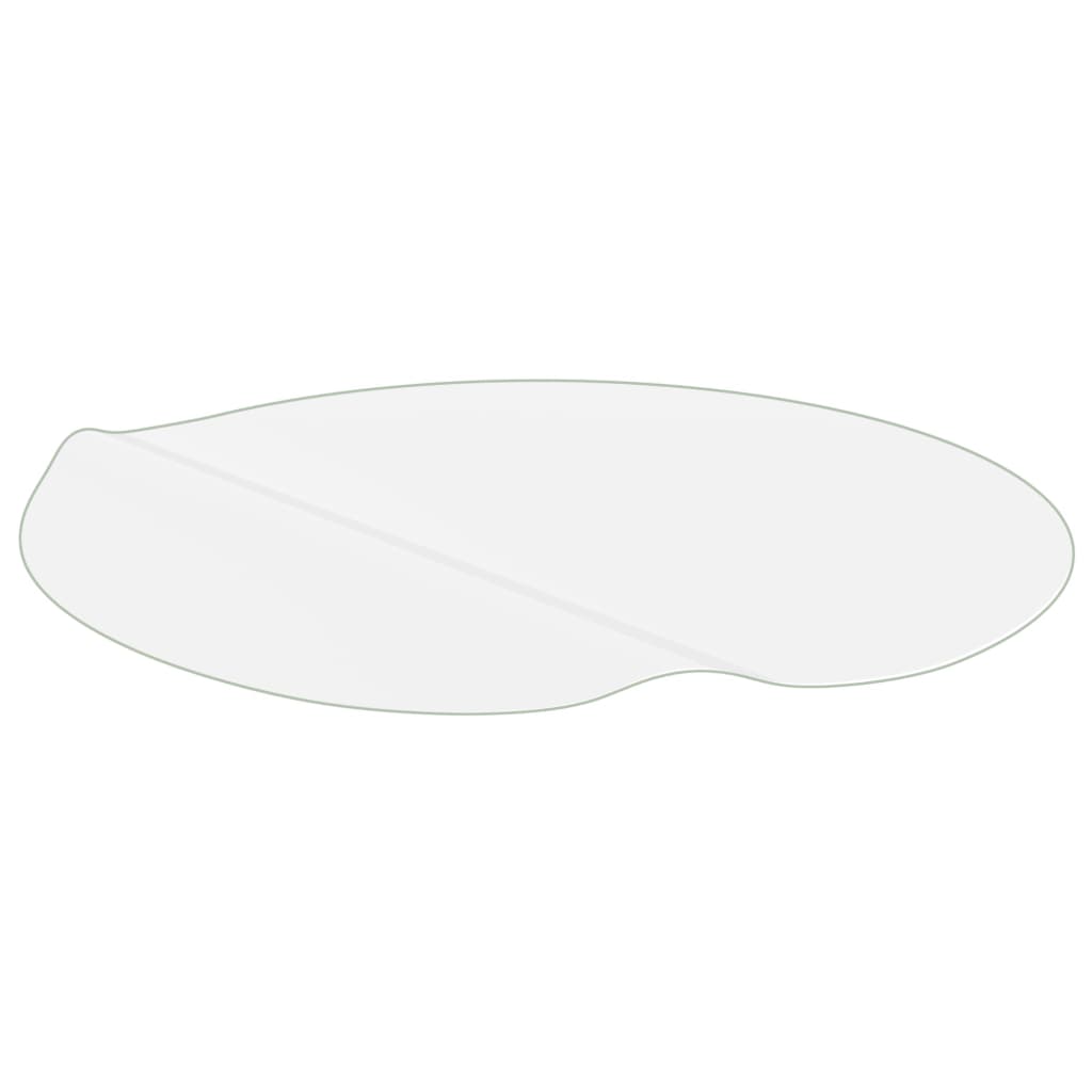 Tischfolie Transparent Ø 90 cm 2 mm PVC