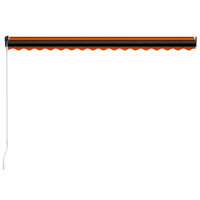Thumbnail for Einziehbare Markise Handbetrieben 400×300 cm Orange und Braun