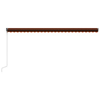 Thumbnail for Automatisch Einziehbare Markise 600×300 cm Orange und Braun