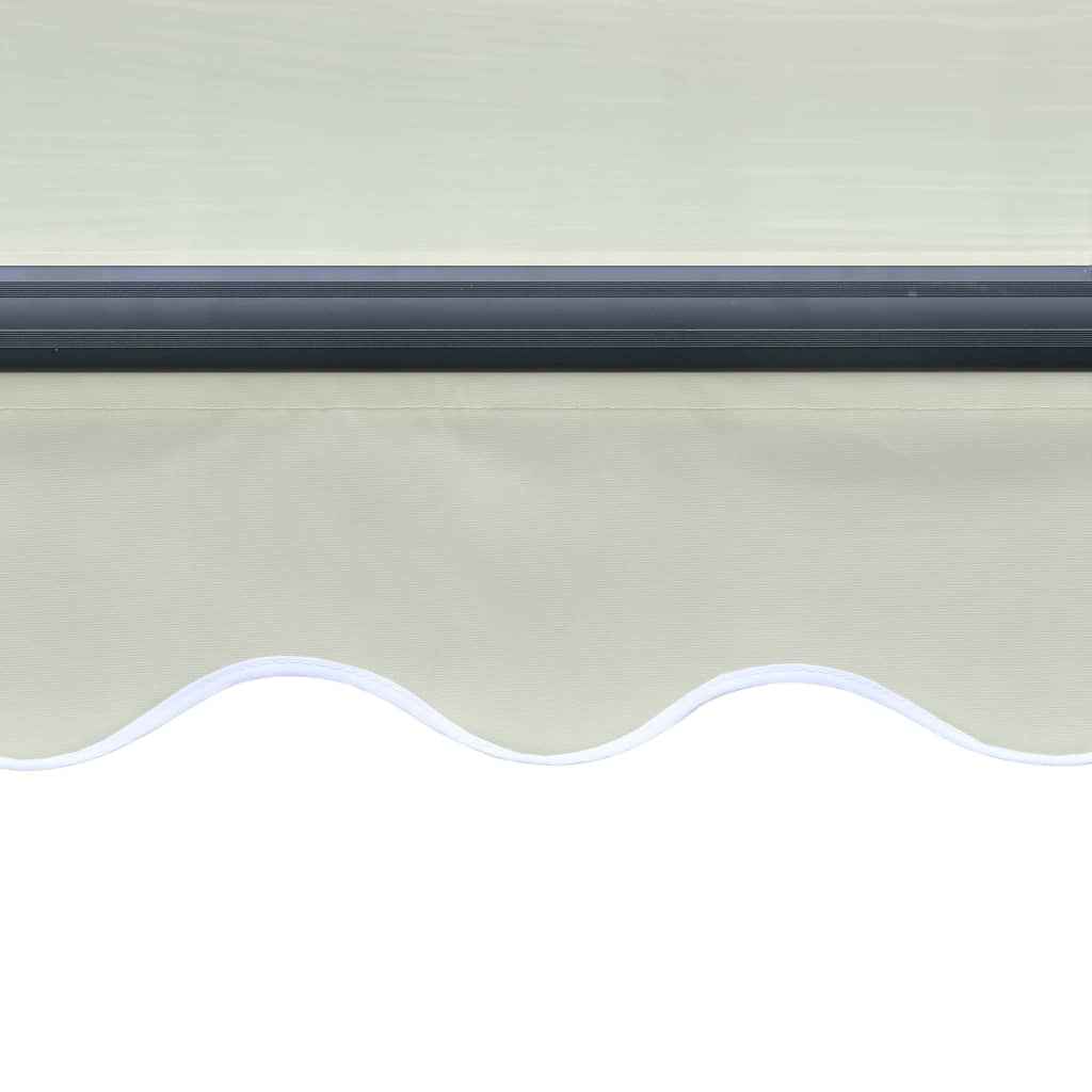 Einziehbare Markise mit Windsensor & LED 600x300cm Creme