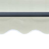 Thumbnail for Einziehbare Markise mit Windsensor & LED 600x300cm Creme