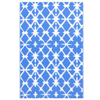 Thumbnail for Outdoor-Teppich Blau und Weiß 120x180 cm PP