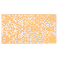 Thumbnail for Outdoor-Teppich Orange und Weiß 160x230 cm PP