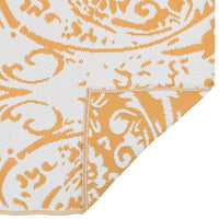 Thumbnail for Outdoor-Teppich Orange und Weiß 190x290 cm PP