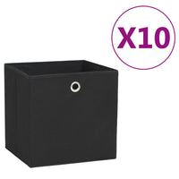 Thumbnail for Aufbewahrungsboxen 10 Stk. Vliesstoff 28x28x28 cm Schwarz