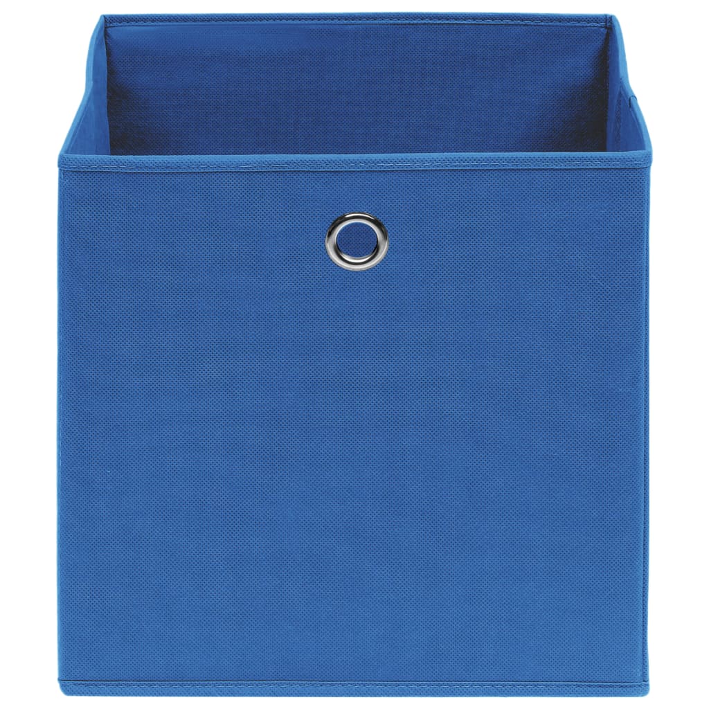 Aufbewahrungsboxen 4 Stk. Vliesstoff 28x28x28 cm Blau