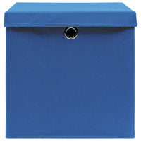 Thumbnail for Aufbewahrungsboxen mit Deckeln 10 Stk. 28x28x28 cm Blau