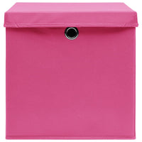Thumbnail for Aufbewahrungsboxen mit Deckeln 4 Stk. 28x28x28 cm Rosa