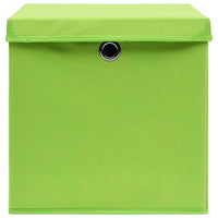 Thumbnail for Aufbewahrungsboxen mit Deckeln 4 Stk. 28x28x28 cm Grün