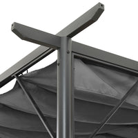 Thumbnail for Pergola mit Ausziehbarem Dach Anthrazit 3x3 m Stahl 180 g/m²