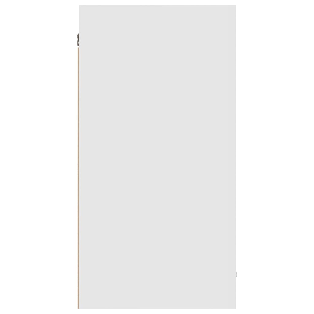 Hängeschrank Hochglanz-Weiß 80x31x60 cm Holzwerkstoff