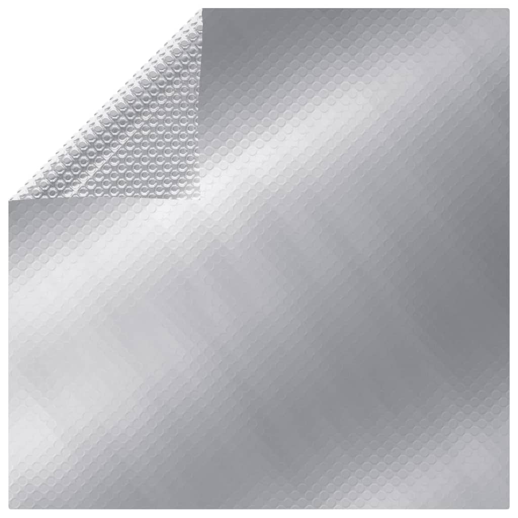 Rechteckige Poolabdeckung 1000x600 cm PE Silbern