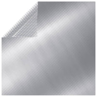 Thumbnail for Rechteckige Poolabdeckung 1000x600 cm PE Silbern