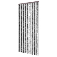 Thumbnail for Insektenschutz-Vorhang Grau und Weiß 120x220 cm Chenille