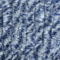 Thumbnail for Insektenschutz-Vorhang Blau und Weiß 120x220 cm Chenille