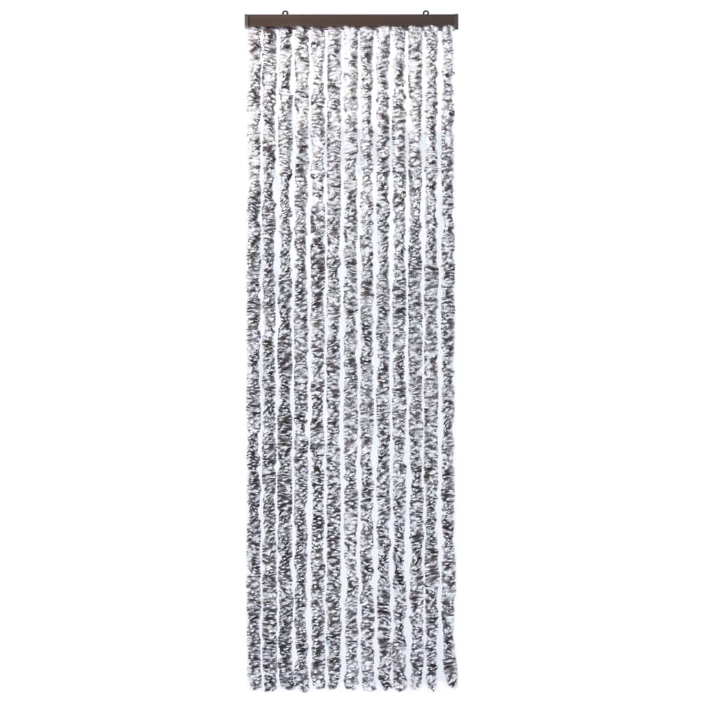 Insektenschutz-Vorhang Braun und Beige 120x220 cm Chenille