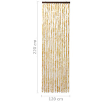Thumbnail for Insektenschutz-Vorhang Beige 120x220 cm Chenille