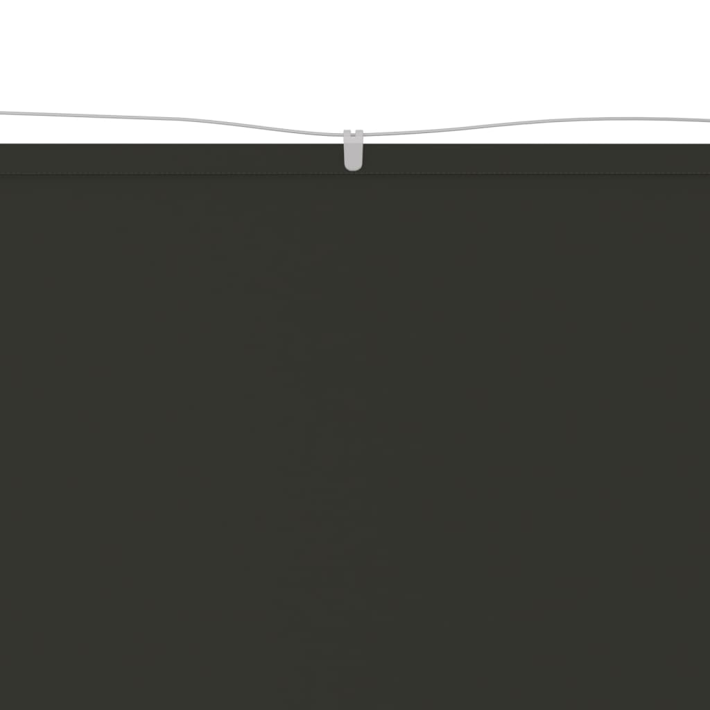 Senkrechtmarkise Anthrazit 100x270 cm Oxford-Gewebe