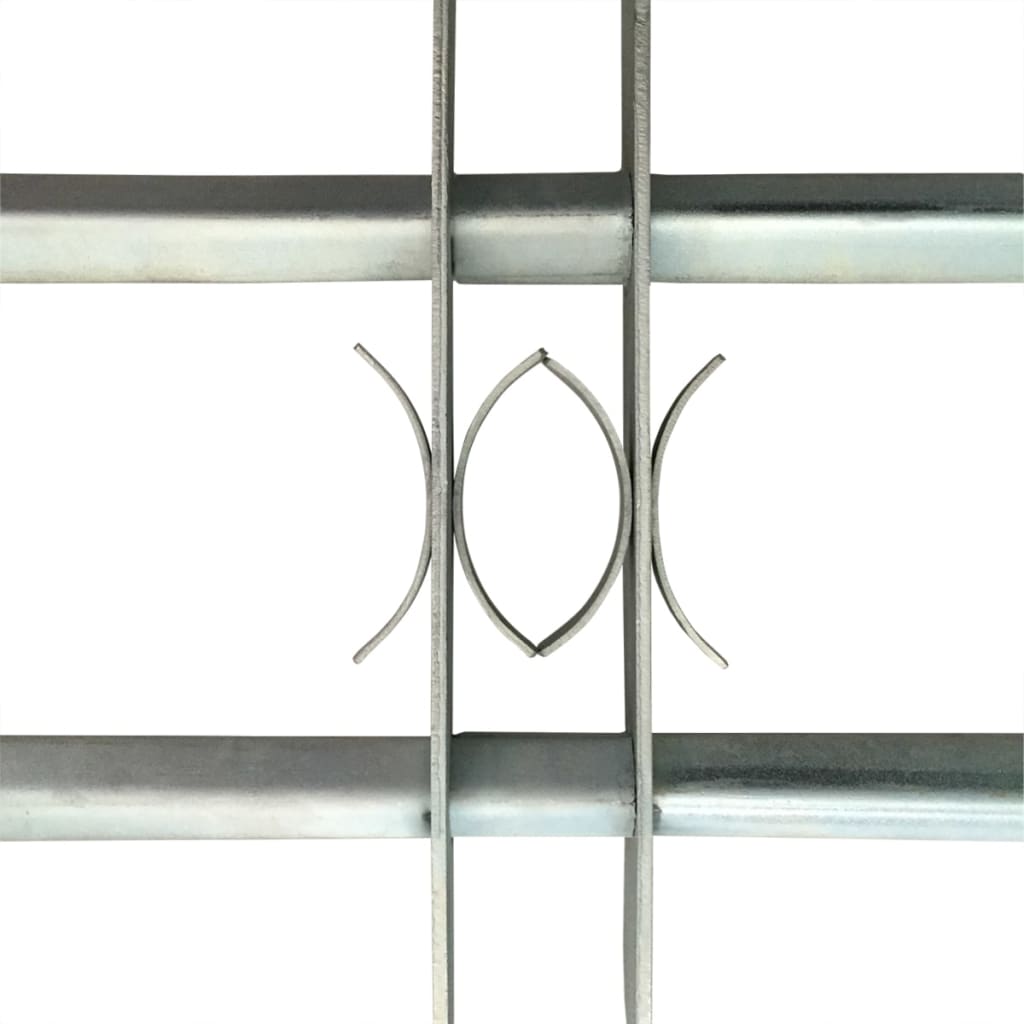 Fenstergitter Verstellbar für Fenster 2 Stk. 1000-1500 mm