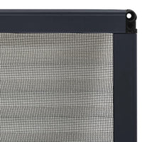 Thumbnail for Insektenschutz-Plissee für Fenster Aluminium Anthrazit 80x120cm