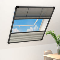 Thumbnail for Insektenschutz-Plissee für Fenster Alu 80x100 cm mit Jalousie