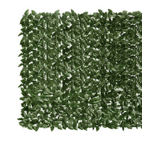 Thumbnail for Balkon-Sichtschutz mit Dunkelgrünen Blättern 300x150 cm