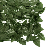 Thumbnail for Balkon-Sichtschutz mit Dunkelgrünen Blättern 600x150 cm
