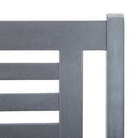 Thumbnail for 2-Sitzer-Gartenbank mit Auflage 120 cm Grau Eukalyptusholz