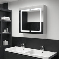 Thumbnail for LED-Spiegelschrank fürs Bad 80x12,2x68 cm